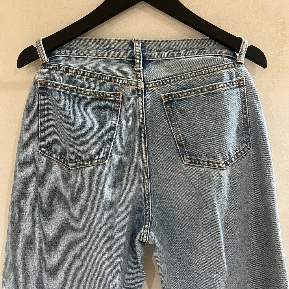 J.GALT • BRANDY MELVILLE • straight leg blue jeans size medium - Picture 6 of 10